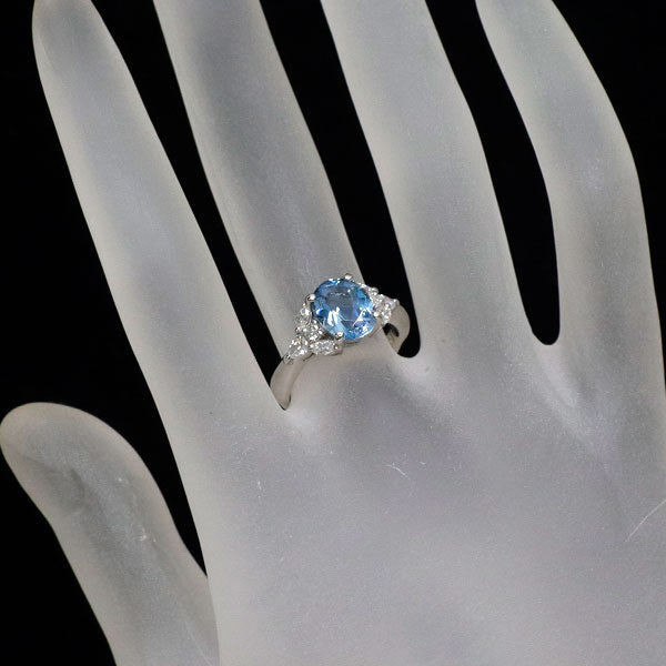 アクアマリン リング サンタマリア プラチナ900 ダイヤモンドリング jewel planet 公式サイト / PT900 サンタマリアアクアマリンリング