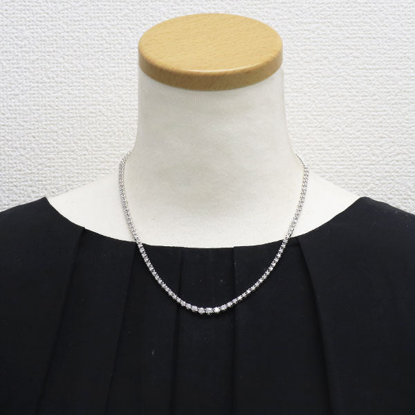 Pt850 ダイヤモンド テニス ネックレス 3.00ct