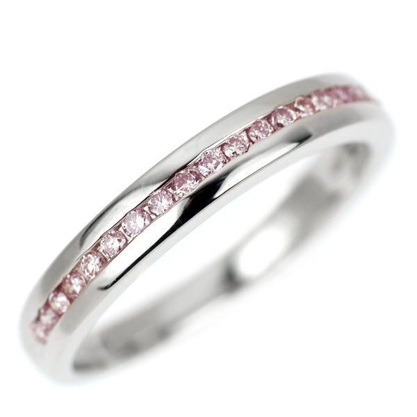 Pt900 天然ピンクダイヤモンド リング 0.22ct