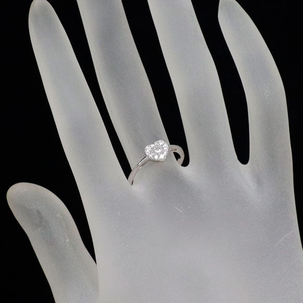 K18WG ダイヤモンド リング 0.30ct ハート