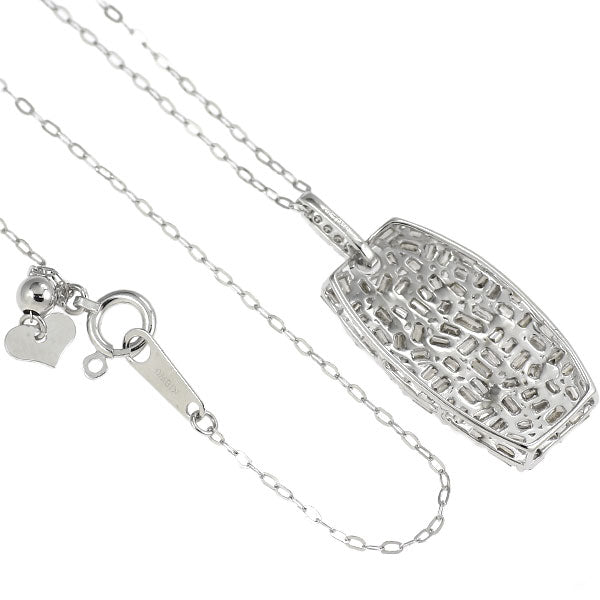 K18WG ダイヤモンド ペンダントネックレス 0.80ct