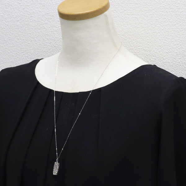 K18WG ダイヤモンド ペンダントネックレス 0.80ct
