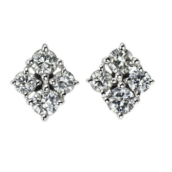 Pt900 ダイヤモンド ピアス 1.35ct