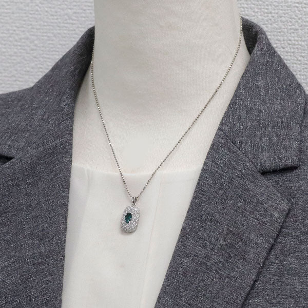 田崎真珠 希少 Pt ブラジル産 アレキサンドライト ダイヤモンド ペンダントネックレス 0.58ct D1.00ct