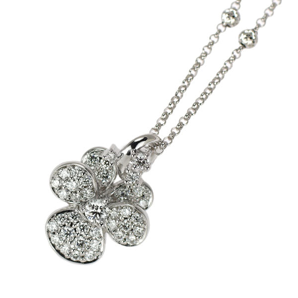 ローズヴィフ K18WG ダイヤモンド ペンダントネックレス 0.35ct ヴィオラ
