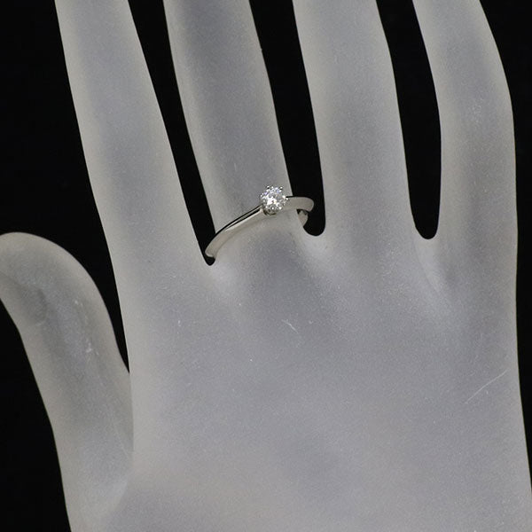 ティファニー Pt950 ダイヤモンド リング 0.20ct H VS1 ソリティア