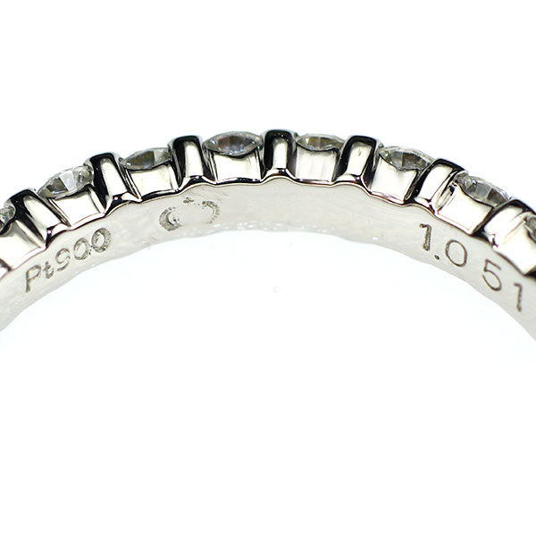 エクセルコ Pt900 ダイヤモンド リング 1.051ct フルエタニティ