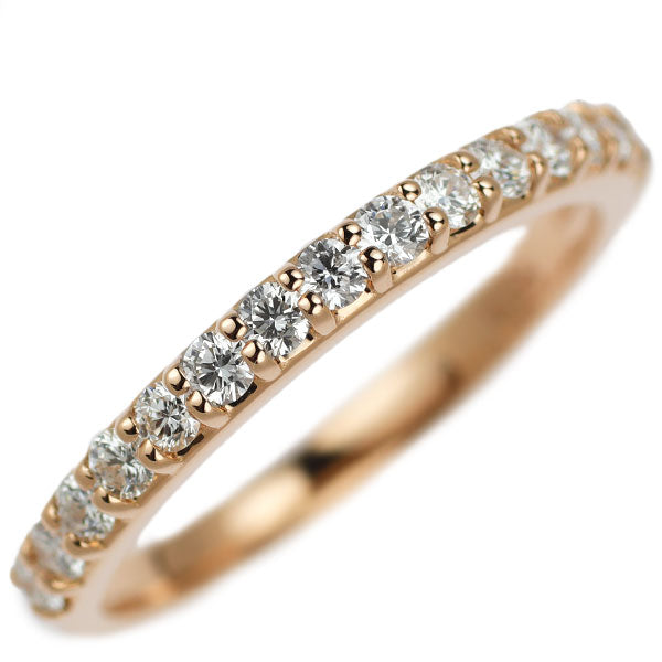 ポンテベッキオK18ダイヤハーフエタニティリング、PG7501.8g0.35ct tamaya-chibaken_a0266