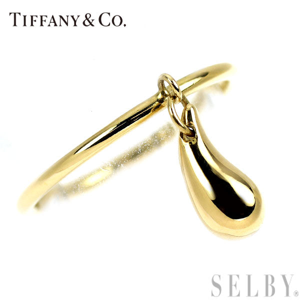 ティファニー K18YG リング ティアドロップ