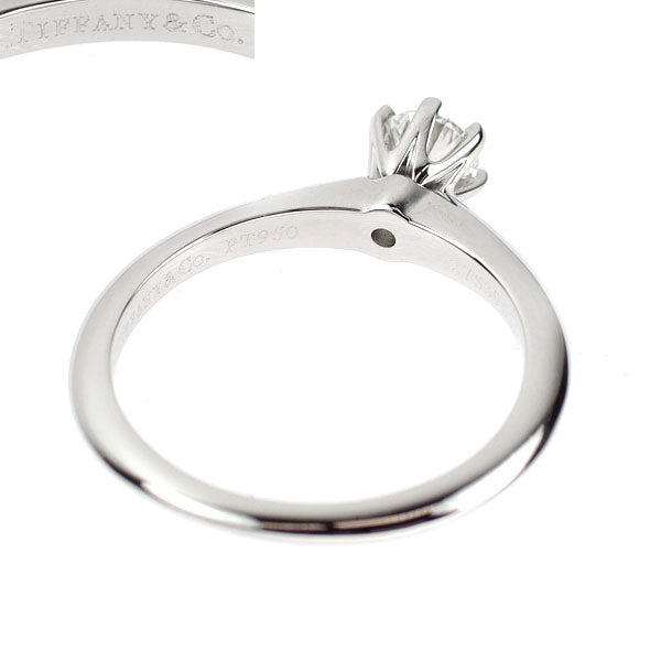 ティファニー Pt950 ダイヤモンド リング 0.26ct ソリティア