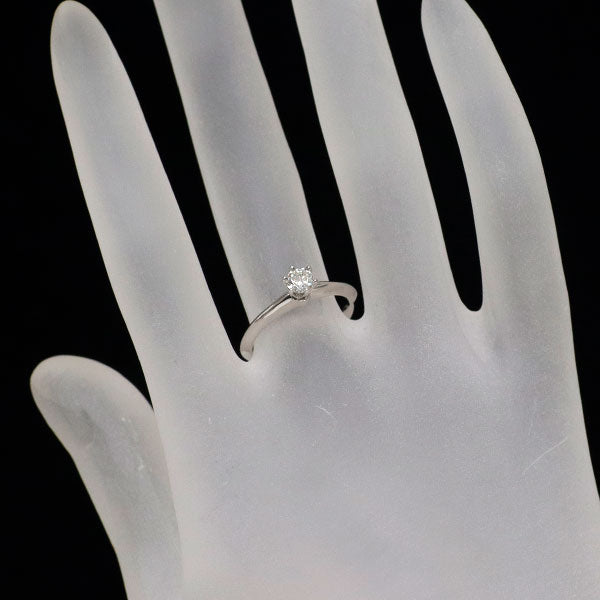 ティファニー Pt950 ダイヤモンド リング 0.26ct ソリティア
