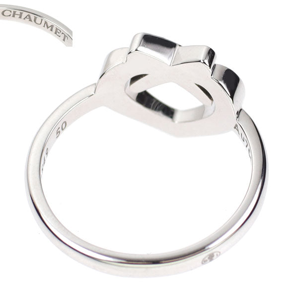 ショーメ K18WG ダイヤモンド リング リアン ドゥ ショーメ ハート 50号