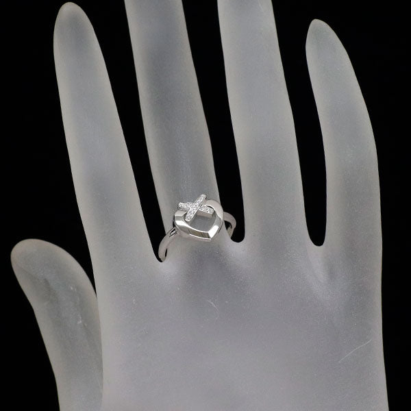 ショーメ K18WG ダイヤモンド リング リアン ドゥ ショーメ ハート 50号