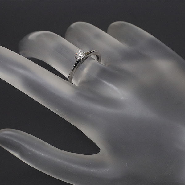 ティファニー Pt950 ダイヤモンド リング 0.29ct ソリティア