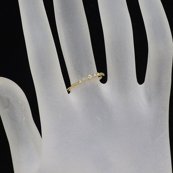 アガット/agete K18YG ダイヤモンド リング 0.06ct