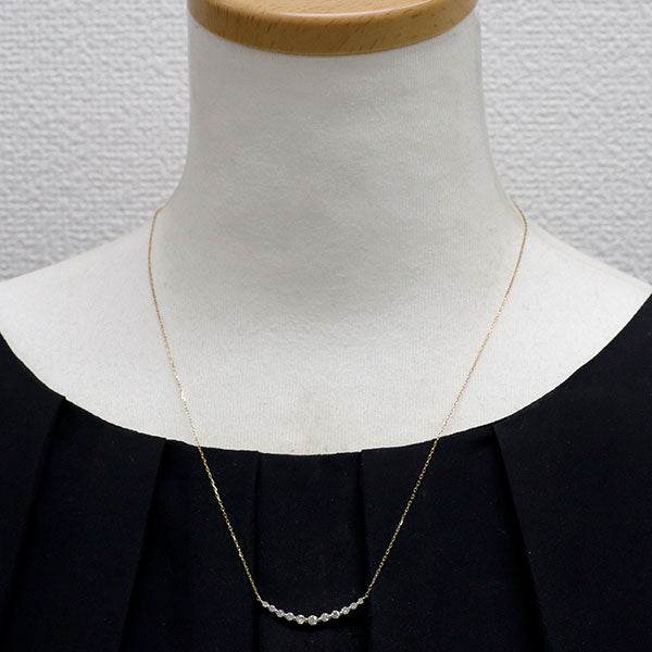 K18YG ダイヤモンド ペンダントネックレス 0.50ct