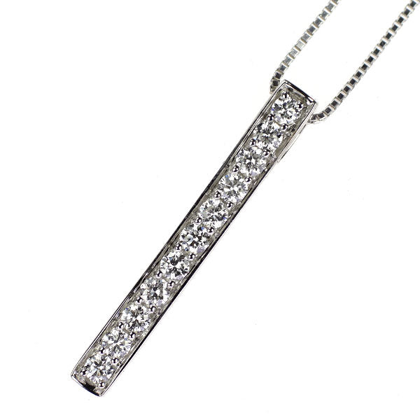 K18WG ダイヤモンド ペンダントネックレス 0.50ct