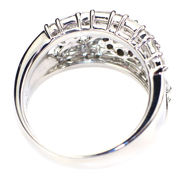 Pt950 天然ビビッドピンクダイヤモンド リング 0.282ct FVPP I1 PD0.22ct D1.40ct