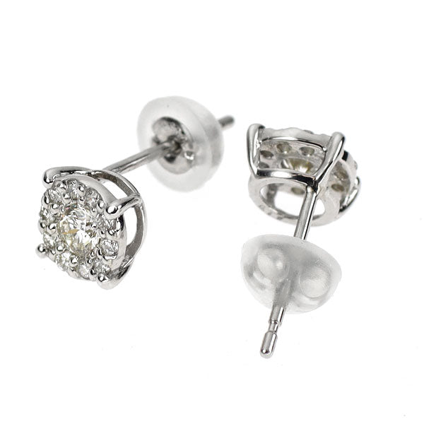 Pt900 ダイヤモンド ピアス 0.24ct