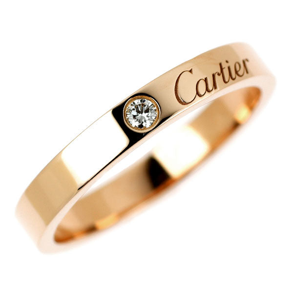 カルティエ K18PG ダイヤモンド リング  Cドゥカルティエ  55号