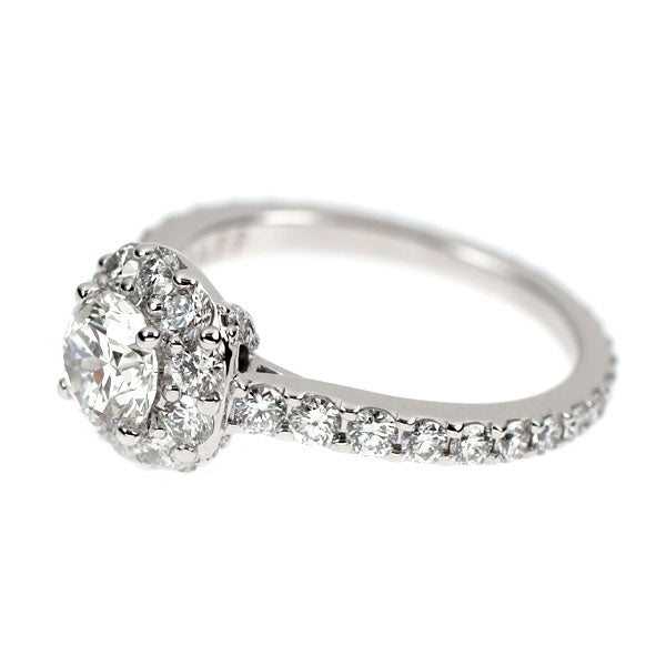 グラフ K18WG ダイヤモンド リング 0.56ct F VS1 3EX フルエタニティ