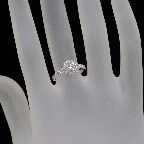 グラフ K18WG ダイヤモンド リング 0.56ct F VS1 3EX フルエタニティ