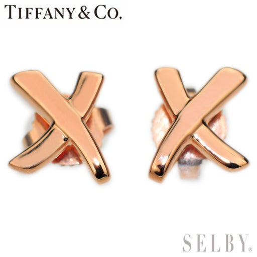 TIFFANY ティファニー K18YG キス ピアス 片耳用 ティファニー K18YG ピアス キス — セルビーオンラインストア