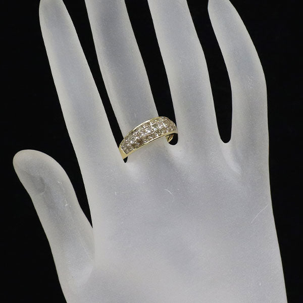 GSTV K18YG ダイヤモンド リング ミステリーセッティング — セルビー