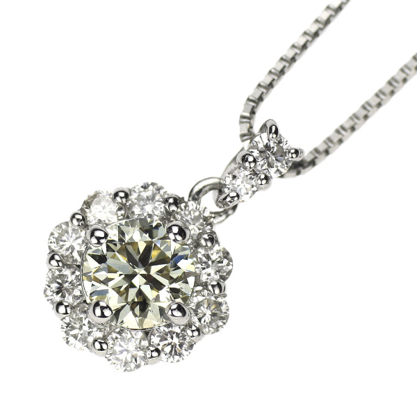 Pt950/ Pt850 ダイヤモンド ペンダントネックレス 0.50ct