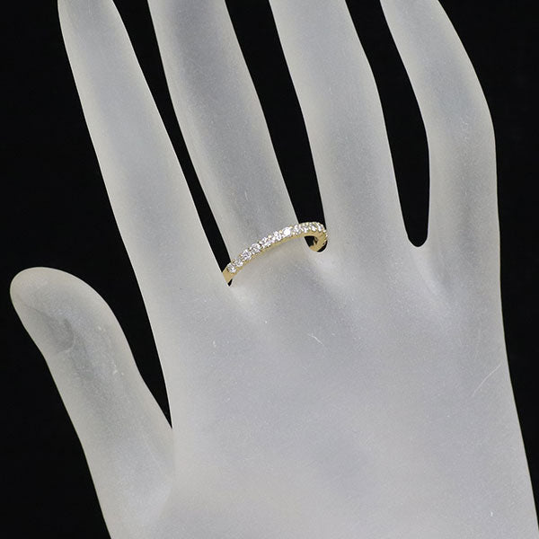 ロイヤルアッシャー K18YG ダイヤモンド リング 0.35ct ハーフ