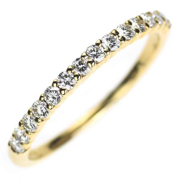 ロイヤルアッシャー K18YG ダイヤモンド リング 0.35ct ハーフエタニティ