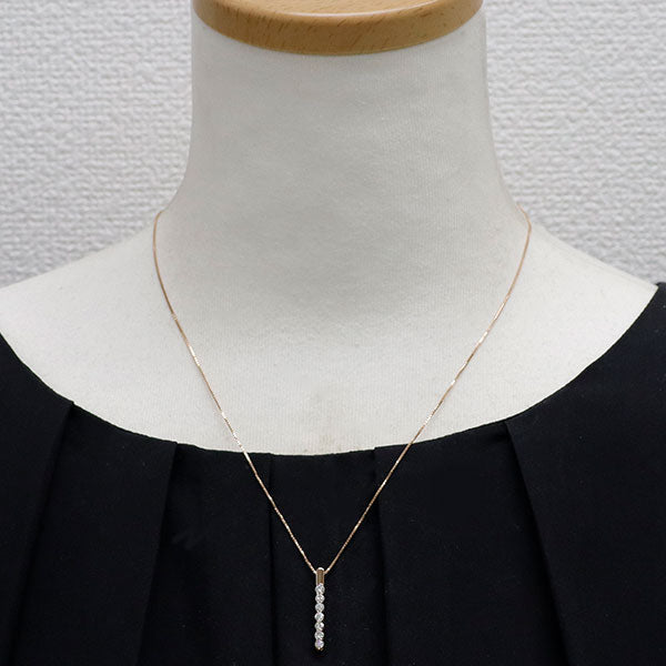 K18PG ダイヤモンド ペンダントネックレス 0.50ct