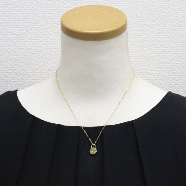 ティファニー K18YG ダイヤモンド ペンダントネックレス 1837 ラウンドロック