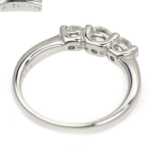 トリロジー Pt900 ダイヤモンド リング 0.50ct