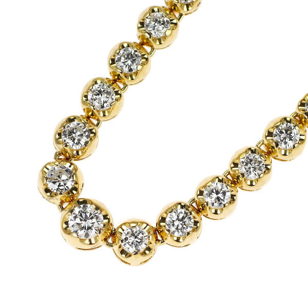K18YG ダイヤモンド ネックレス 3.00ct テニス — セルビーオンラインストア