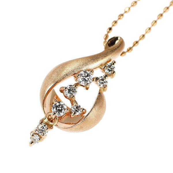 K18PG ダイヤモンド ペンダントネックレス 0.17ct