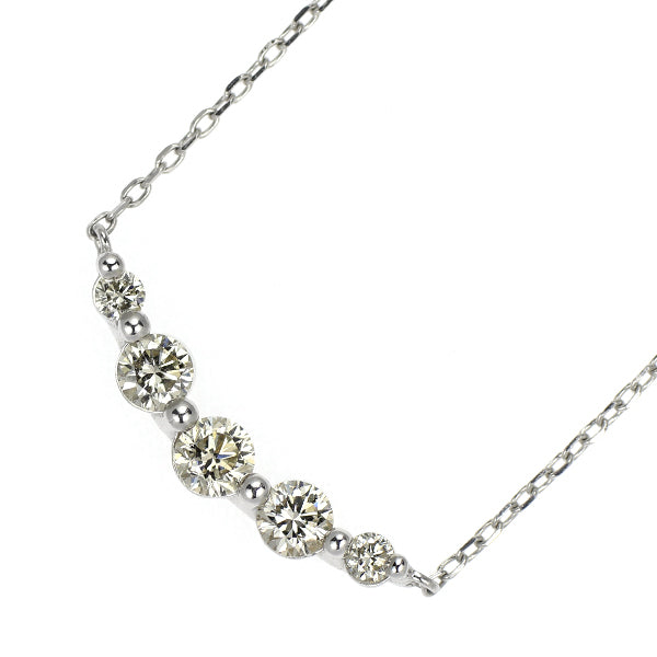 Pt ダイヤモンド ペンダントネックレス 0.30ct