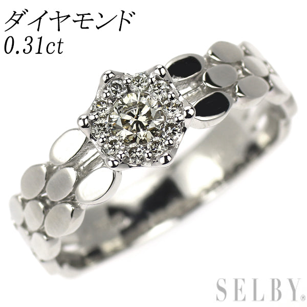 Pt900 ダイヤモンド リング 0.31ct