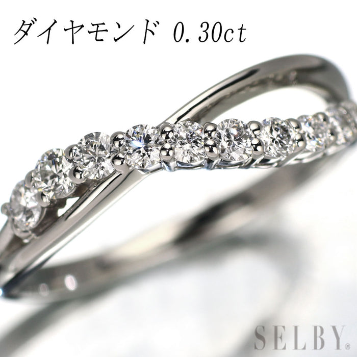 pt900 ダイヤリング Pt900 ダイヤモンド リング 0.30ct — セルビーオンラインストア