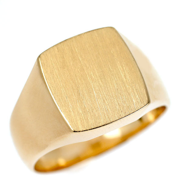 K18YG 印台 リング