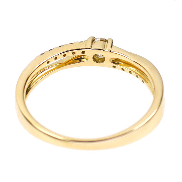K18YG ダイヤモンド リング 0.15ct