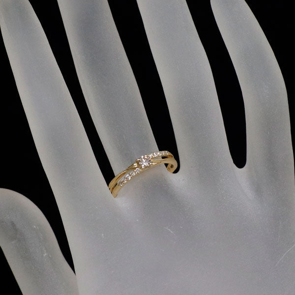 K18YG ダイヤモンド リング 0.15ct