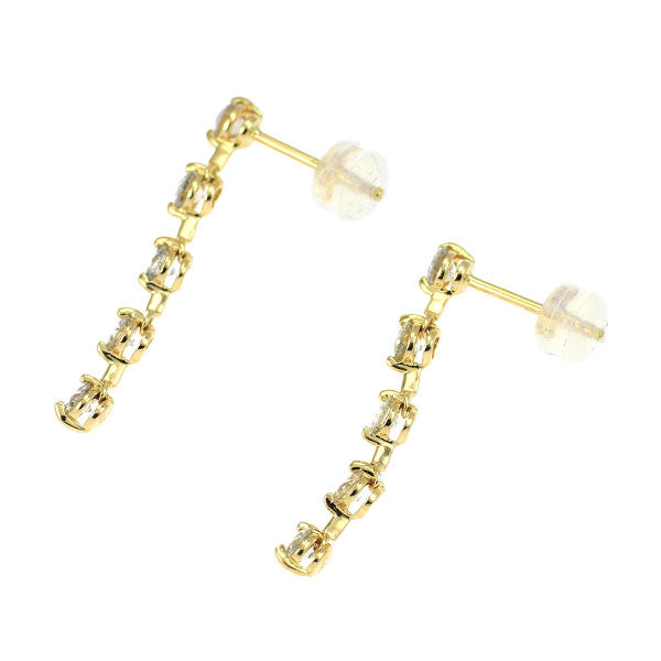 K18YG ダイヤモンド ピアス 1.00ct