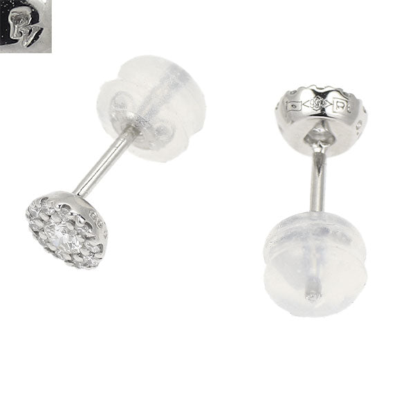 ポンテヴェキオ Pt999/ Pt900 ダイヤモンド ピアス 0.16ct