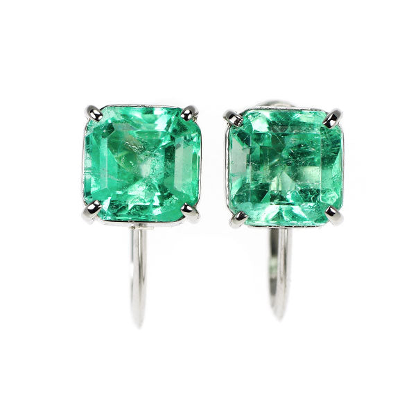 Pt900 エメラルド イヤリング 2.31ct
