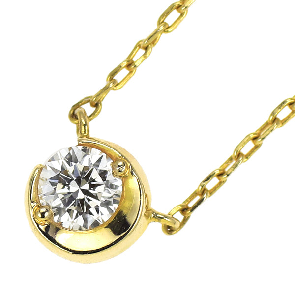 スタージュエリー K18YG ダイヤモンド ペンダントネックレス 0.06ct
