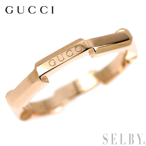 グッチ K18PG リング リンクトゥラブ 6号