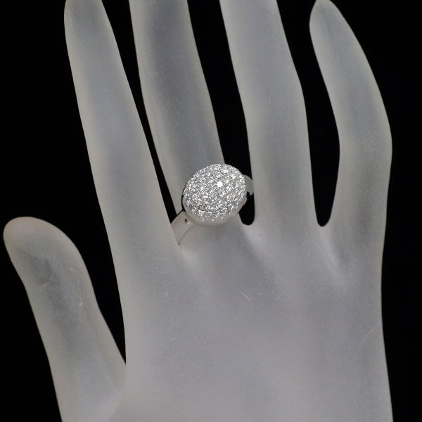K18WG ダイヤモンド リング 1.00ct パヴェ