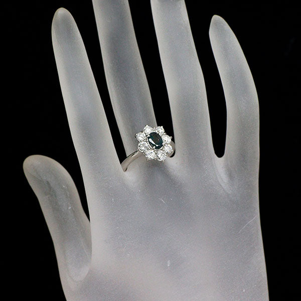 希少 Pt900 アレキサンドライト ダイヤモンド リング 0.66ct D1.21ct