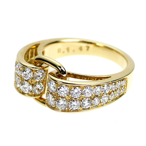 ピキョッティ K18YG ダイヤモンド リング 1.47ct パヴェ 《セルビー銀座店》【中古】